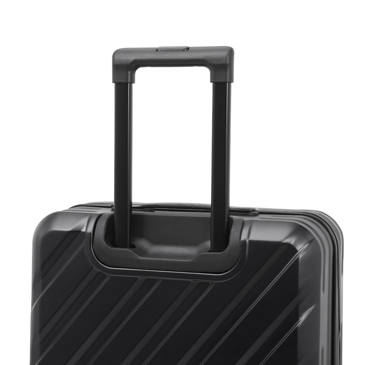 Horizon 2.0 luggage set in black with a telescopic handle
