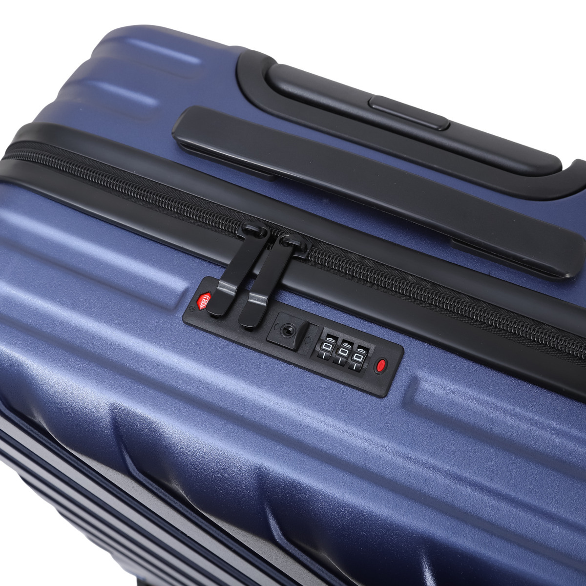 Horizon 2.0 suitcase with a TSA lock and a zipper – detail view